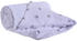 Medi Partners Babydecke Minky 75x100cm graue Sterne/weiß