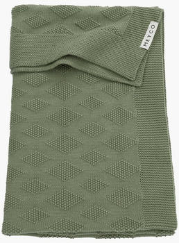 Meyco Baby Babydecke Diamond 75x100cm forest green