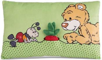 NICI Green Kissen Bär Mielo mit Radieschen 43x25cm