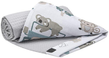 Medi Partners Babydecke Waffle 75x100cm Zoo