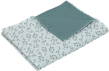 Ullenboom Kuscheldecke Floral gr&uuml;n