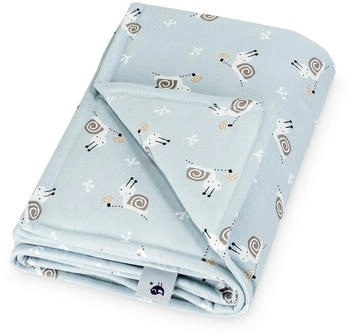 Julius Zöllner Babydecke Jersey gefüttert 70x100cm Schnecke