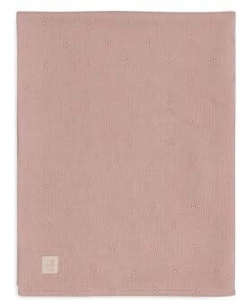 Jollein Wiegendecke 75 x 100 cm Cosy Knit Wild Rose/Velvet