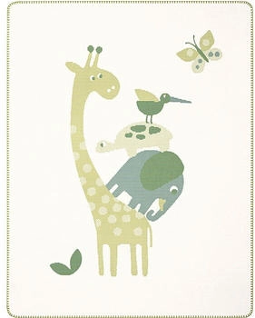 Biederlack Babydecke Friends weiß 75x100 cm