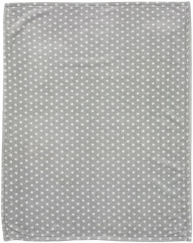 Alvi Babydecke Microfaser mit UV-Schutz 50+ 75x100 cm Stars silber