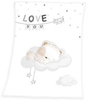 Baby Best Babydecke "Sleeping little bear" mit niedlichem Teddy Design und