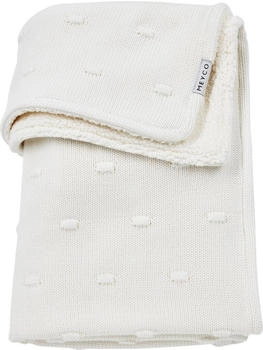Meyco Baby Babydecke Knots Teddy 75x100 cm 2.0 TOG Offwhite