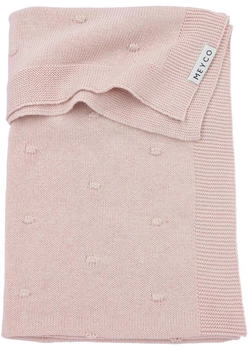 Meyco ledikantdeken Mini Knots soft pink 2753089