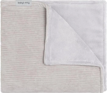 baby's only Sense Teddy Babydecke Kieselgrau 70 x 95 cm