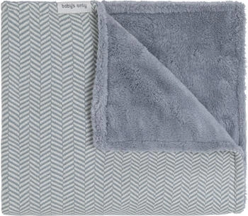 baby's only Teddy Dawn Wiegen-Decke Nordic Blue / Ecru