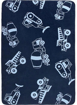 Erwin Müller Baumwolle Kinderdecke blau 100x150 cm