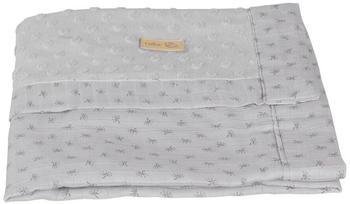 Roba Babydecke 80 x 80 cm Lil Planet Silbergrau