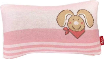 Sigikid Strickkissen rosa mit Hase dubbiduu
