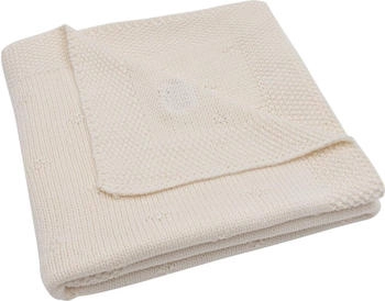 Jollein Wiegendecke 75 x 100 cm Cosy Knit Ivory