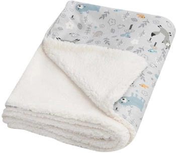 Julius Zöllner Babydecke Winter Jersey 70x100 cm grau / Smart Friends