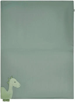Sterntaler Babydecke 75x100 cm mattgrün / Dino Rexi