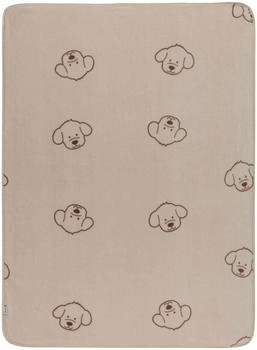 Sterntaler Babydecke Plüsch 75x100 cm beige / Bauernhof