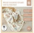 Bieco Kuscheldecke Flausch 75 x 90 cm Zoo Beige