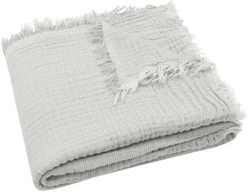 Jollein Babybettdecke 120 x 120 cm Fringe Stripe Sea Green/Ivory