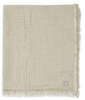 Jollein Fringe Babydecke Hydrophil Olive Green / Ivory