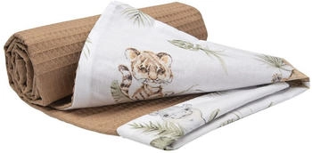 Medi Partners Babydecke Waffle 75x100cm Safari