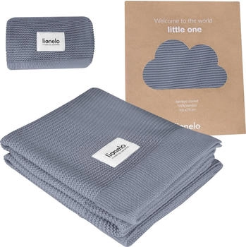 Lionelo Bambus-Babydecke blau