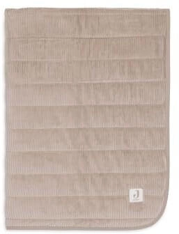 Jollein Babydecke 75 x 100 cm Samt Ripp Milky Coffee