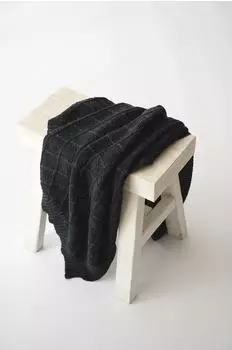 Kaiser Wool Babydecke Strick black