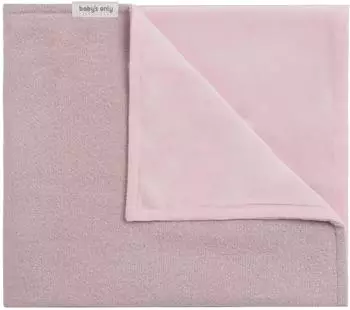 baby's only Sparkle Babydecke Silber / Rosa meliert 70 x 95 cm