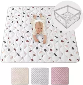 Hakuna Matte Spielmatte Konfetti 127x127cm, extra dick 1,5cm, rutschfest, maschinenwaschbar (HM-SM-127-C)