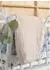 Nordic coast company Babydecke Musselin mit Fransen 80x80cm, beige (220-20-288)