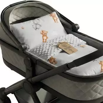 Totsy Baby Babydecke & Kissen, Plüsch, 75x60cm + 35x30cm, Oeko-Tex (KOC607_MIS_75X60)