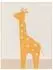David Fussenegger LILI Babydecke mit Stickerei Giraffe, rohweiß