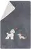 David Fussenegger Mila Kinderdecke Dackel & Pudel 100x150cm grau (0253/90)