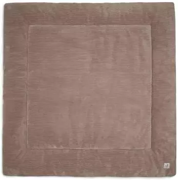 Jollein Cloudy Rib Laufstallteppich 100x100cm, milky coffee (017-751-68118)