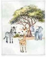 Herding Young Collection Kinderdecke "YoungCollection Safari" mit tollem Motiv