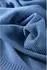 Biederlack Wool Knit Babydecke 75x100cm, blau, Wolle (822345)