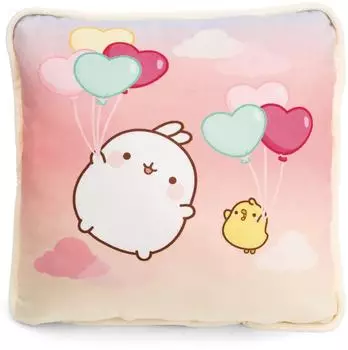NICI Molang Kissen quadratisch, bunt, 30x30cm (61676)