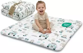 Totsy Baby Krabbelmatte 100x100cm, faltbar, Oeko-Tex, Afrika (Totsy Baby)