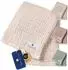 Nordic coast company Babydecke Musselin mit Fransen, 4-lagig, 80x80cm (220-20-1P88)