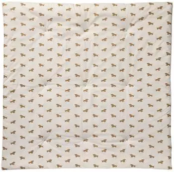 Vertbaudet Spieldecke/Laufstalleinlage "Dackel" Jersey und Velours, 75x100cm