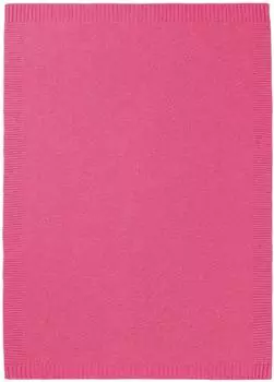 Biederlack Wool Knit Babydecke 75x100cm, Wolle, rosa (96354000-0)