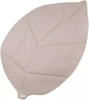 Julius Zöllner Krabbeldecke Blatt Waffelpiqué nougat 170x110cm (9530052261)