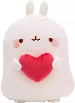 NICI MOLANG Fleecedecke & Kuscheltier 2in1, weiß (61680)