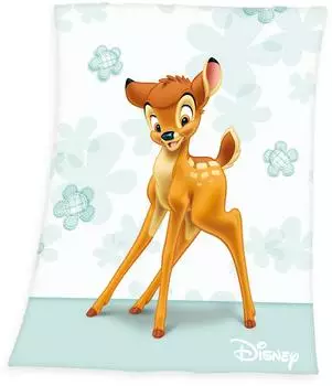 Herding Disney Bambi Mikrofaserdecke 75x100cm