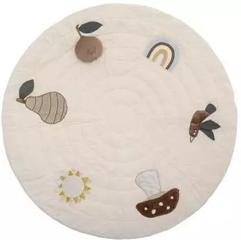 Bloomingville Agnes Spielmatte, Ø 100cm, weiß, Baumwolle (82058471)