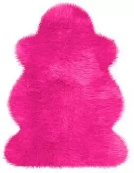 Heitmann Felle Lammfell-Teppich pink, 68x100cm (102PI)