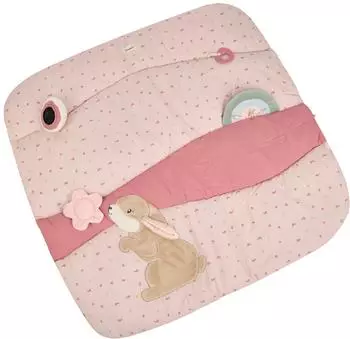 Sterntaler Spieldecke Hase Hanni wattiert, quarzrosa, 100x100cm (45785057)