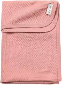 Meyco Baby Babydecke Jacquard Pure Rose 75x100cm 0,5 TOG (299.243.74.01)