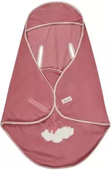 Sterntaler Einschlagdecke Hase Hanni Microfleece perlrosa, 80x90cm (9022532)